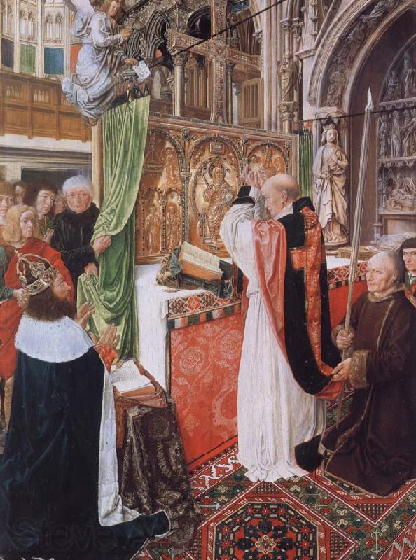 MASTER of Saint Gilles The Mass of Saint Giles